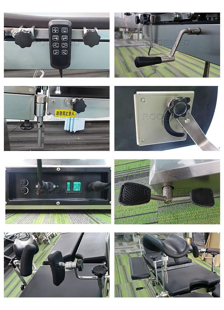 Aot8801A Medical Hospital Operation Room Electric Ot Operating Surgical Table