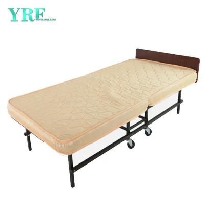 Apartment Folding Bed Spare Lightweight Memory Mattress on Wheels Twin Size