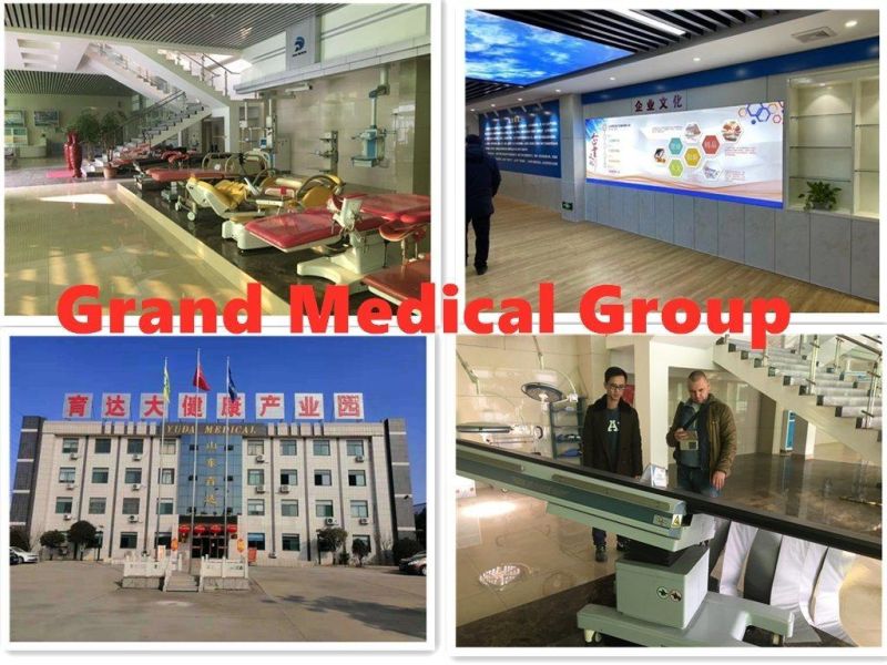 New Type Hospital Furniture Medical Equipment Manual Adjustable Hospital and Medical Operating Patient Nursing Bed in Stock