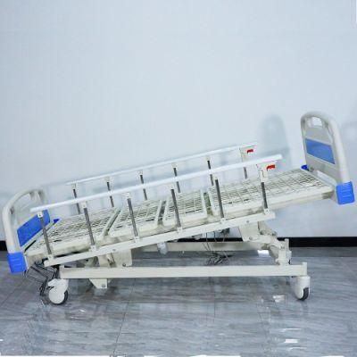 Comfortable Medical Hospital Equipment 5 Functions Rehabilitation Manual Hospital Beds