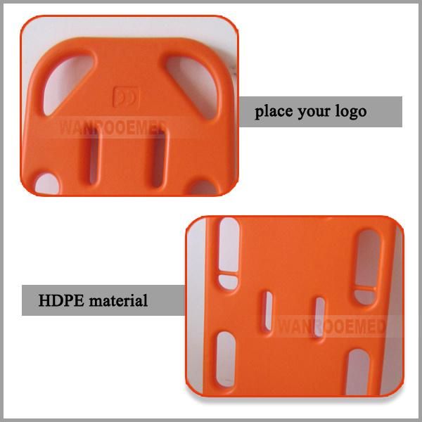 Ea-1f6 Hospital Emergency Folding Scoop Stretcher Spine Board for Children Use