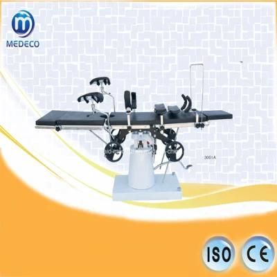 Medical Equipment 2100mmx480mm Manual Operating Table Side Control Surgical Table