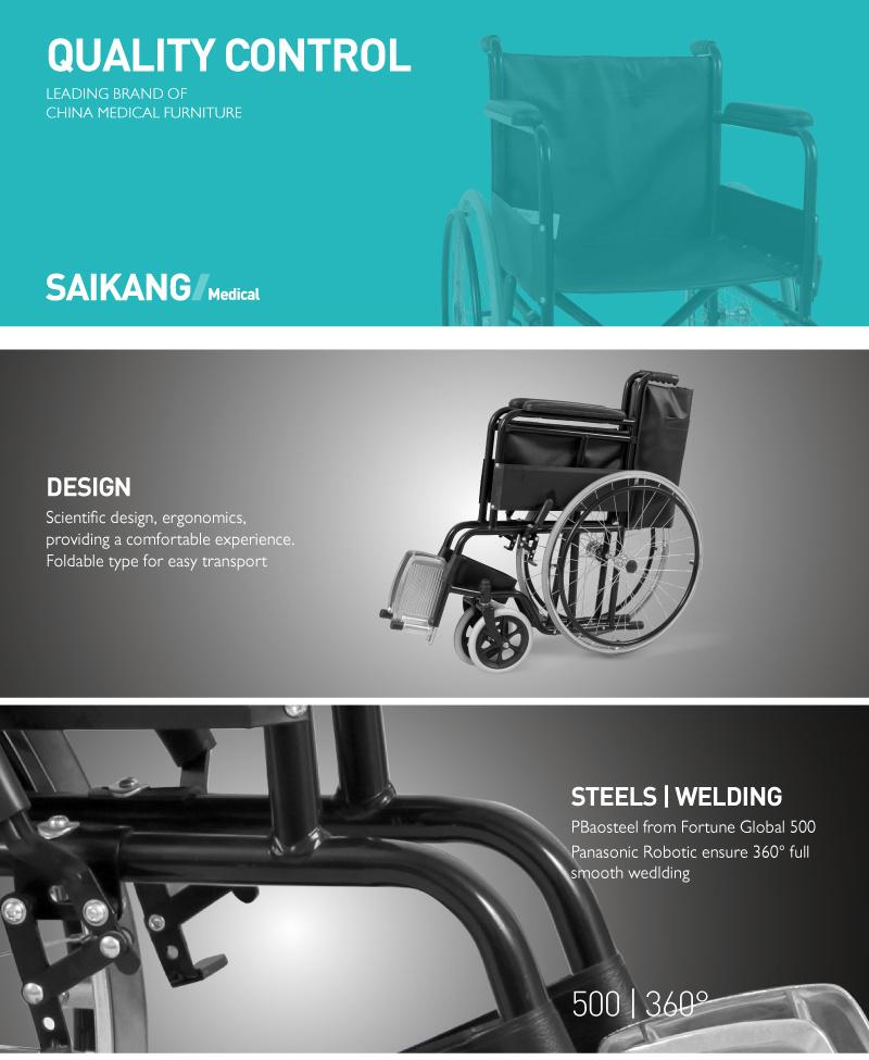 Ske030 China Online Shopping Luxury Hospital Wheelchair