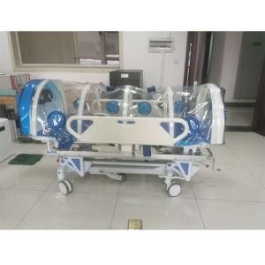 Emergency Medical Negative Pressure Compartment Isolation Bed Transfer Trolley Equipment