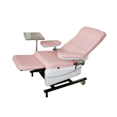 Hospital Medical Blood Donation Sampling Phlebotomy Hemodialysis Chair Infusion Electric Blood Collection Chair