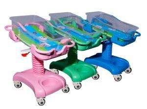 Hospital Baby Cot Newborn Baby Trolley Infant Bed Crib (HR-760A)