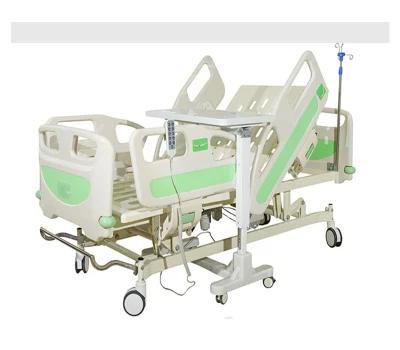 Multifunction Emergency 5-Function Electric Intensive Care ICU Nursing Vertical Patient Hospital Bed