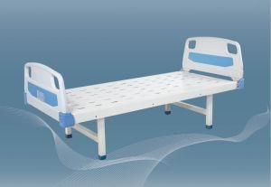 Portable Hospital Medical Manual Nursing Bed Single Crank/Flat Bed