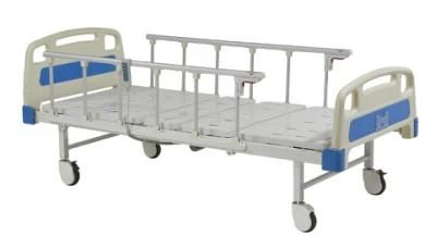 Foshan Hot Selling Base 2 Function Powder Coating Mild Steel Frame Electric Hospital Bed Foldable Aluminum Side Rail Weight Capacity 180kgs