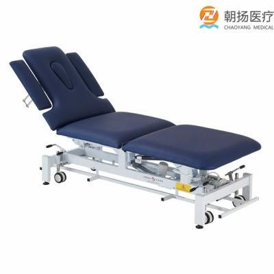 Adjustable 5 Section Electric Power Treatment Bed Medical Examination Bed Physiotherapy Table