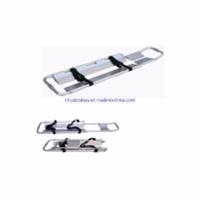 Aluminum Alloy Scoop Stretcher Hospital Aluminum Stretcher Foldable