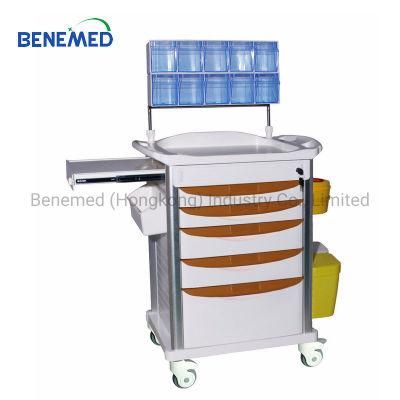 Anethesia Medical Trolley Cart Emergency Cart for Hospital Equipment /Medical Furniture