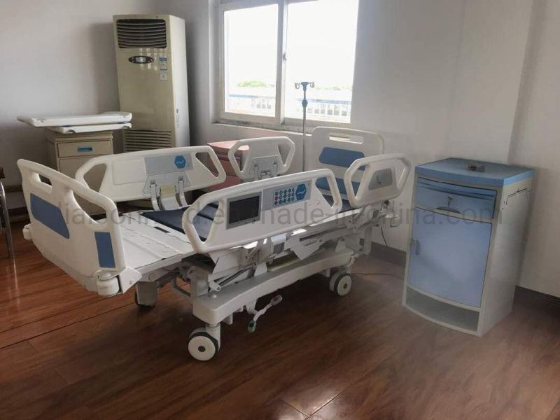 Mn-Eb001 8 Function Hospital Medical Cardiac Chair Position ICU Bed with Scales Patient Bed