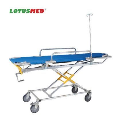 Lotusmed-Stretcher-01020 Aluminum Alloy Stretcher Emergency Bed