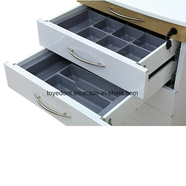 Stainless Steel Dental Cabinet Commerical Furniture Medical Mobile Trolley