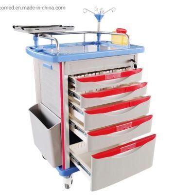 Medical Emergency ABS Hospital Economic Treatment Trolley Medical Equipment