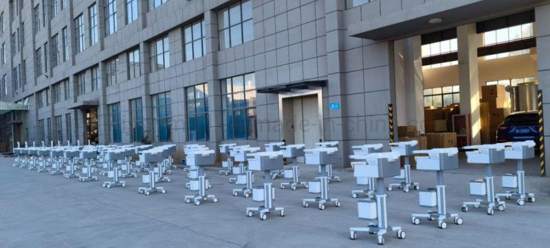 Mn-CPU002 China Manufacture Medical Mobile Computer Ward Round Emergency Cart