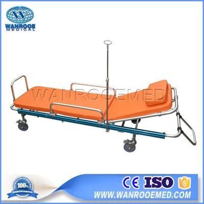 Ea-2c Hospital First Aid Manual Aluminum Alloy Folding Loading Ambulance Trolley