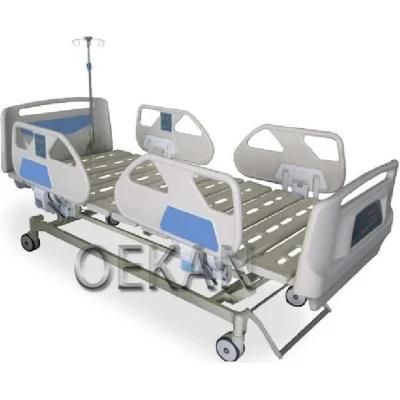 Hospital Multifunction Electric Adjustable ICU Bed Medical Folding Patient Care Nursing Bed
