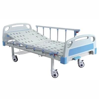 Portable Single Crank Manual Medical Hospital Bed