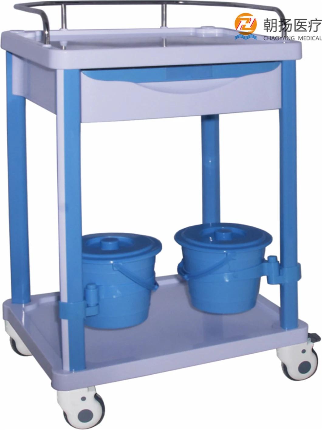 Medical Surgical Instrument Emergency Trolley Medication Cart Medical Trolley Price Cy-D412