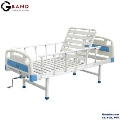 Manual Adjusted Two Function Hospital Patient Bed Medical Nursing Bed for Medical Equipment Hospital Furniture