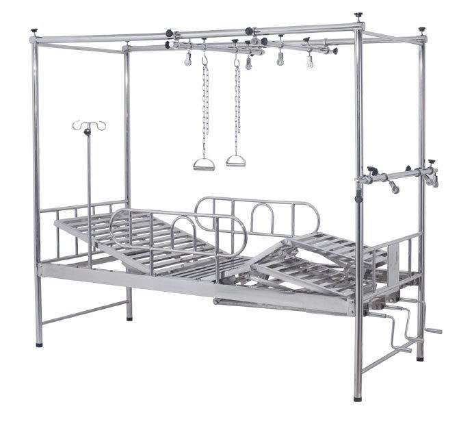 Hospital Bed -Orthopedic Manual Care Bed (Double Tratction)