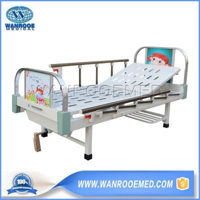 Bam100c Hospital Furniture Height Adjustable Manual Bedroom Baby Nursing Children Bed