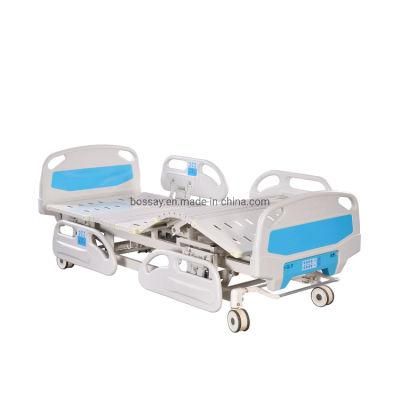 5 Function and Five Position Metal Mobile Patient Hospital Bed
