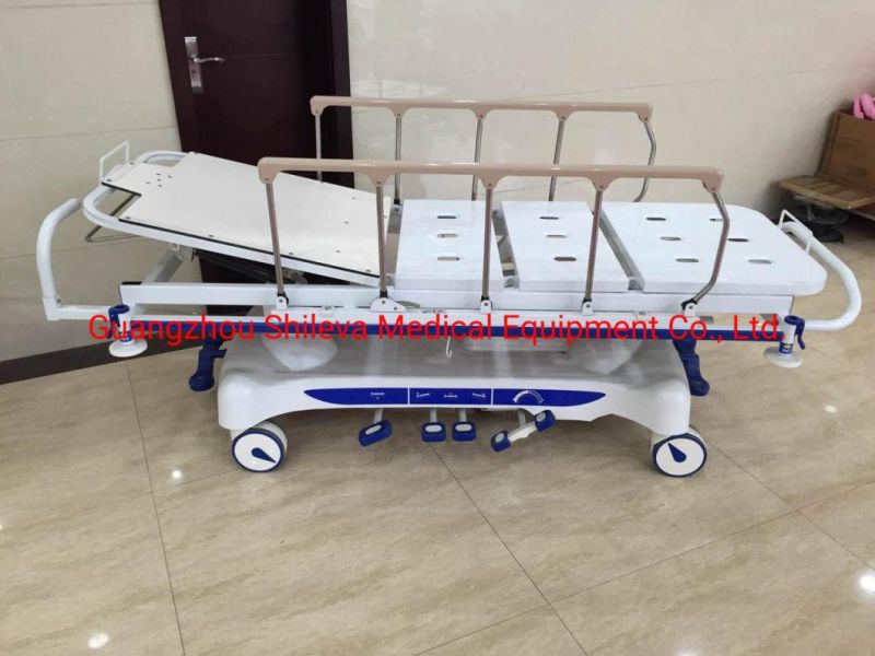 Medical Stainless Steel Rescue Stretcher with Wheels