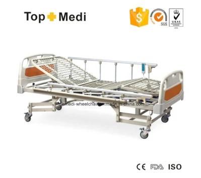 4 Functions Height Adjustable Reclining Medical Home Care Hospital Bed