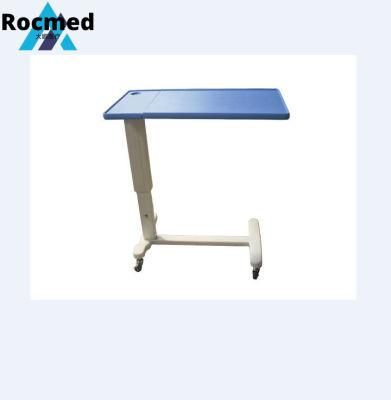 Low Price Rotating Table-Top Adjustable Medical Furniture Hospital Overbed Table /Hospital Dining Table