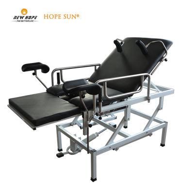 HS5321 Hydraulic Gynecological Bed Delivery Table with Side Rails