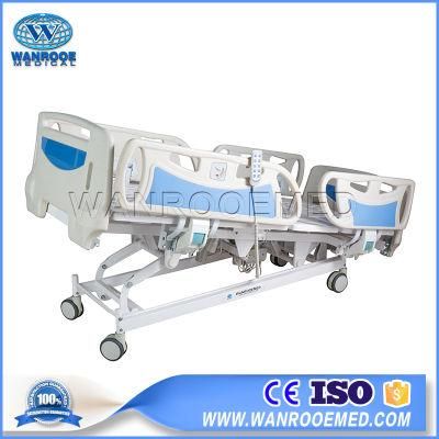 Bae505A Cheap Medical Electric Folding 5 Functions Adjustable Hospital ICU Patient CPR Bed