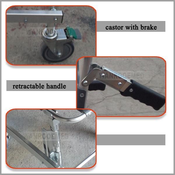 Ea-6c Medical Manual Emergency Portable Evacuation Stair Chair Stretcher