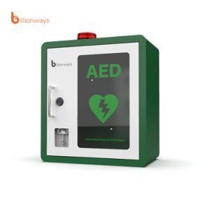 Wall Mounted Aed Defibrillator Storage Cabinets with Alarm Lighting System