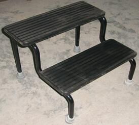 Hospital Furniture Stainless Steel Portable Medical Hospital Surgical Two Steps Stool Double Step Foot Stool (one step single optional)