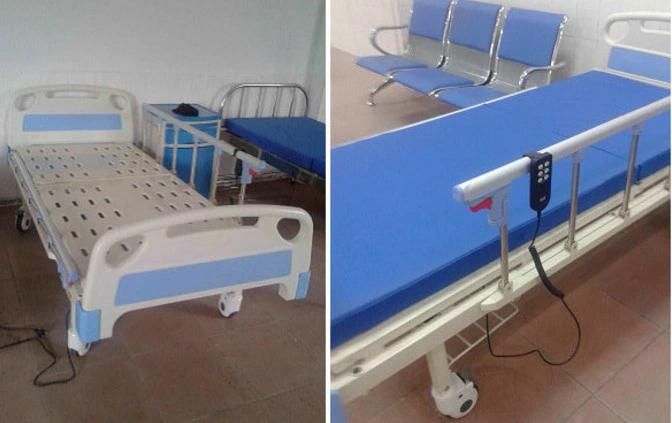 Hospital Furniture One Function Medical Folded ICU Electric Hospital Bed