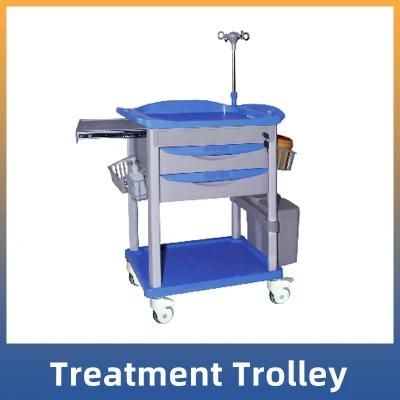 Good Quality Cheap Patient Used Hospital Treatment Trolley Cart