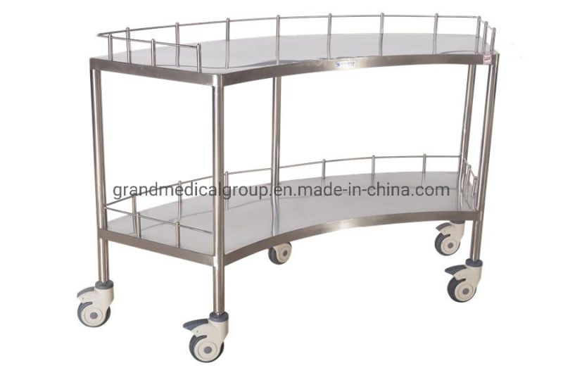 Stainless Steel Hospital Cart Medical Equipment