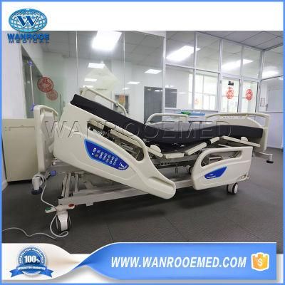 Bae503 Medical Furniture Five Function Foldable Electric Nursing Hospital ICU Patient Bed