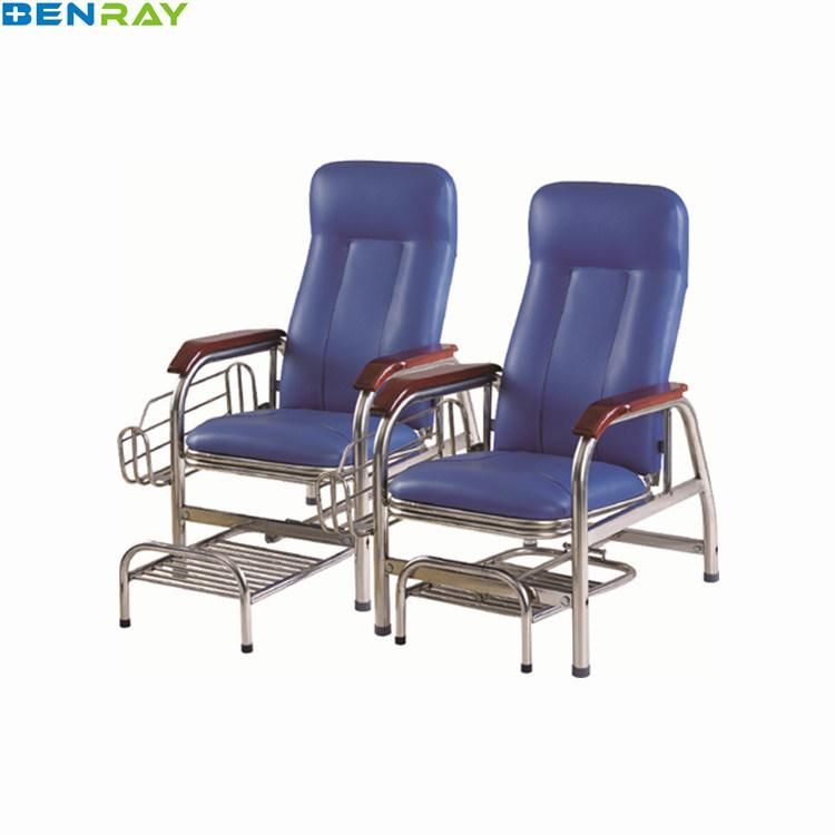 Hot Sale Medical Equipment Patient Hospital with Adjustable Luxury Transfusion Chair