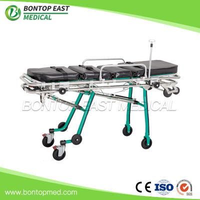 Hospital Ambulance Emergency Stretcher Patient Transfer Foldable Stretcher