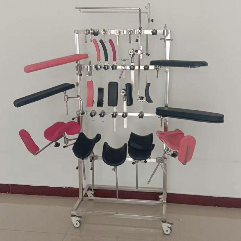 Operating Table Spare Parts Obstetric Examination Table Steel Leg Holder Gynecology Leg Holder Orthopaedics Traction Frame