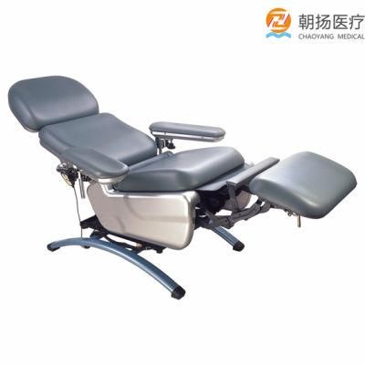 Comfortable Manual Medical Transfusion Chair Blood Sampling Donation Chair Blood Collection Chair Price