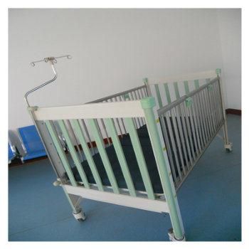 Double Cranks Manual Medical Child Nursing Bed