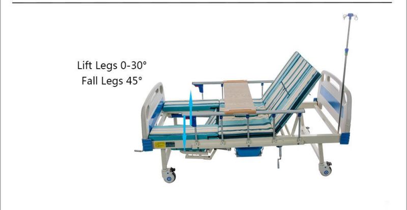 Hospital Furniture Manual Nursing Beds for Patient Sh-01