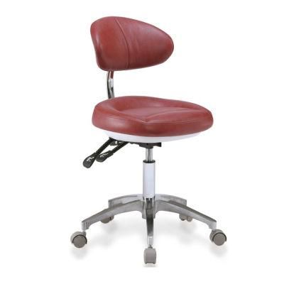 Multifunction Simple Adjustable Height Rotable Rollers Lifts Dental Stool