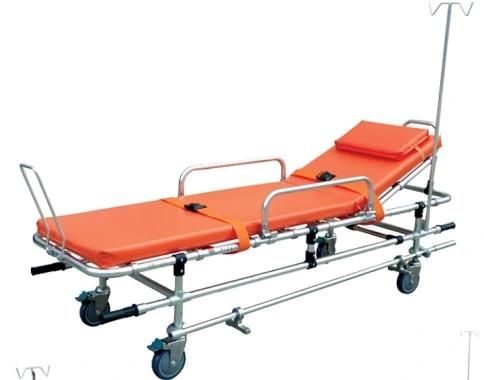 Luxurious Adjustable Emergency Bed Emergency Stretcher Trolley Slv-2t2
