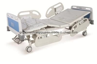 Most Popular 2 Crank 2 Function Manual Steel Hospital Nursing Medical Bed for Patients